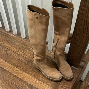 Cole Haan Tan Over the Knee Boots